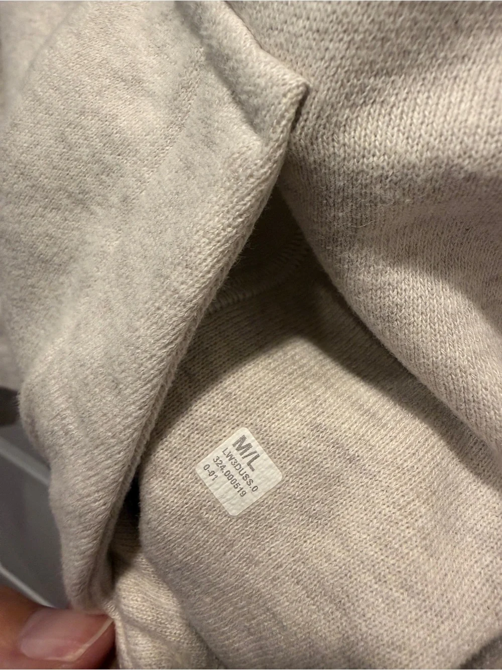 Lululemon Oversized 1/2 Zip Scuba Hoodie M/L